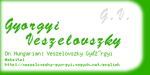 gyorgyi veszelovszky business card